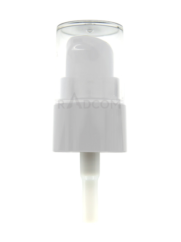 Lotion Pump - White- A - 21 - 20/410 Lotion Pump With Acryli Over Cap
